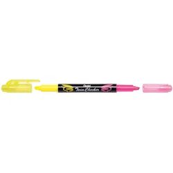Pentel Twin Checker Textmarker Mehrfarbig