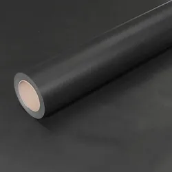 JUNOPAX Geschenkpapier schwarz 50m x 0,40m, nassfest