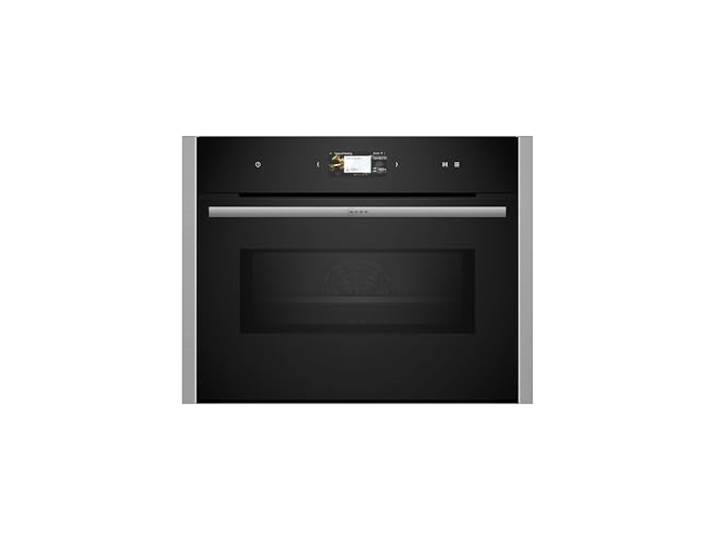 NEFF C24FS31N0, N90, Compact-BackofenIntegrierbarer Backofen mit Mikrowelle 60 x 45cm, Full Touch TFT-Display, Inverter-Technologie, Soft Open & Close, Favorit, Edelstahl