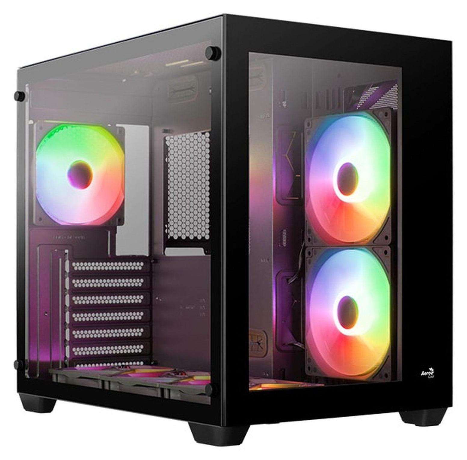 Aerocool ACCM-ES01163.11 AeroCool Geh Midi Dryft computerbehuizing voor MicroATX, ATX en MiniITX, zwart