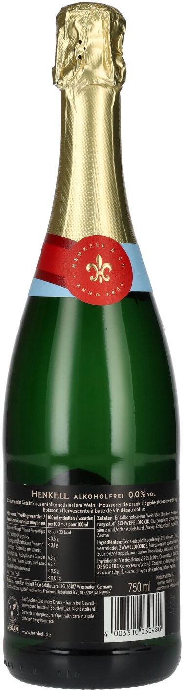 Henkell Sekt Henkell Alkoholfrei 0.0% 0,75l
