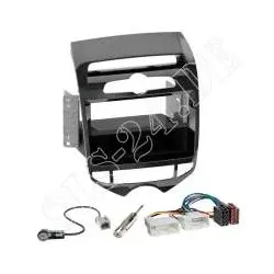 Autoradio 1-DIN Einbaurahmen Radioblende+Adapterkabel Einbauset für Hyundai i...