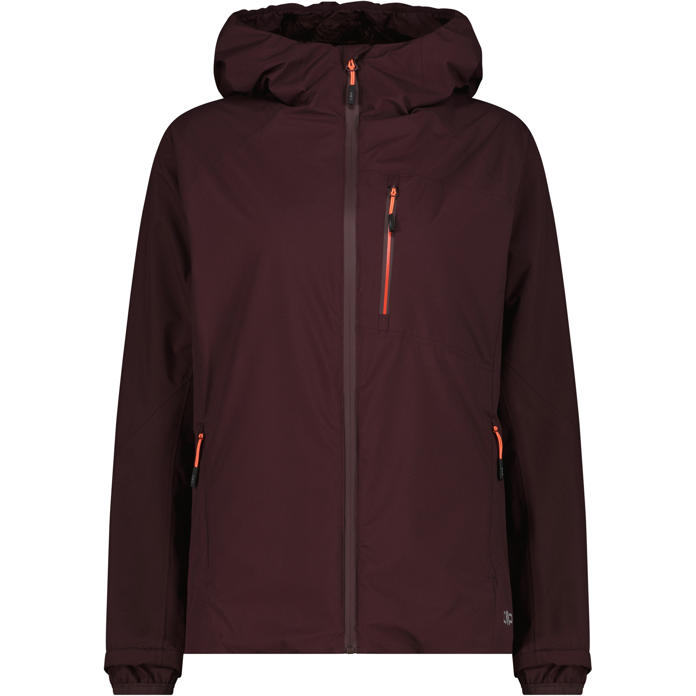 CMP Damen Regenjacke rot Größe M Trekking Wasserdicht