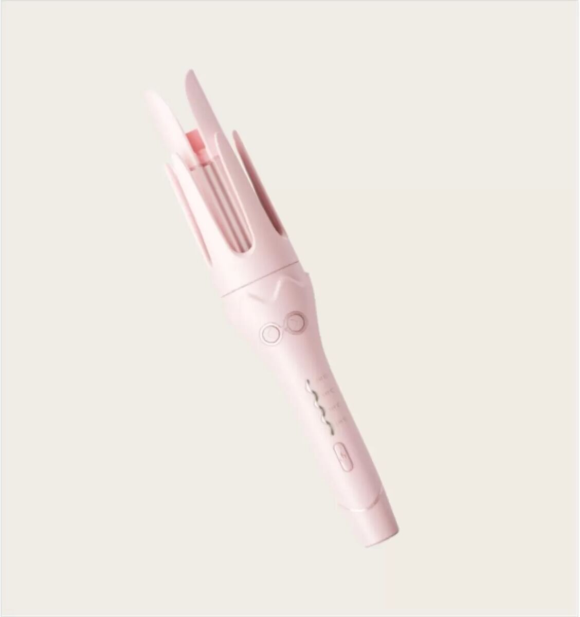 INF 36mm Negativ-Ionen Lockenstab: Automatischer, rotierender Haarcurler mit einstellbarer Hitze Rosa