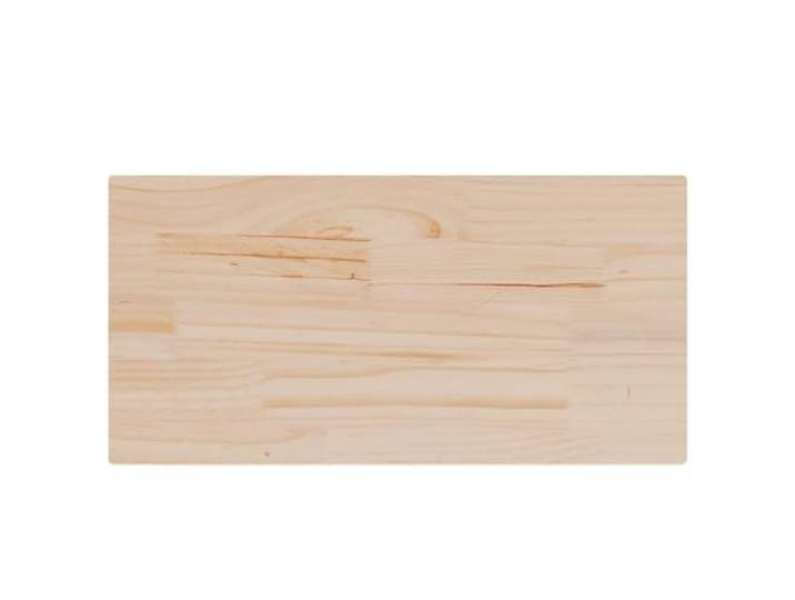 Kaorsrow Tischplatte 4 STK Massivholz Kiefer Unbehandelt 90x45cm Erneuerbare Ersatz-Holzplatte fuer Esszimmer und Kueche aus naturbelassenem Kiefernholz zur individuellen Kombination.