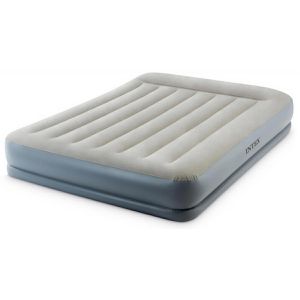 Intex Luftbett Pillow Rest Mid, selbstaufblasend, 203 x 152 x 30cm, eingebaute elektrische Pumpe