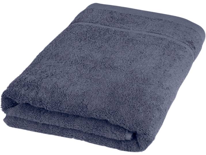 Badetuch ROSS Rubin , blau (denim), B:70cm L:140cm, Frottier, Baumwolle, Handtücher, Badetuch, 100% Baumwolle