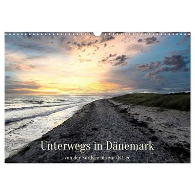 Unterwegs in Dänemark von der Nordsee bis zur Ostsee (Wandkalender 2026 DIN A3 quer), CALVENDO Monatskalender