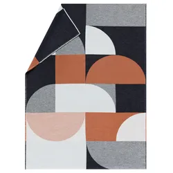 David Fussenegger Wohndecke Luca 'Modular Forms' 140 x 200 cm Kupfer