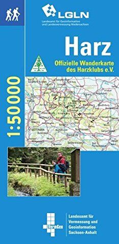 LGLN - Topographische Sonderkarten Niedersachsen. Sonderblattschnitte auf der Grundlage der amtlichen topographischen Karten, meistens grösseres ... 1:50.000 / Wandern im gesamten Harz - Preis vom 09.10.2026 07:28:09 h