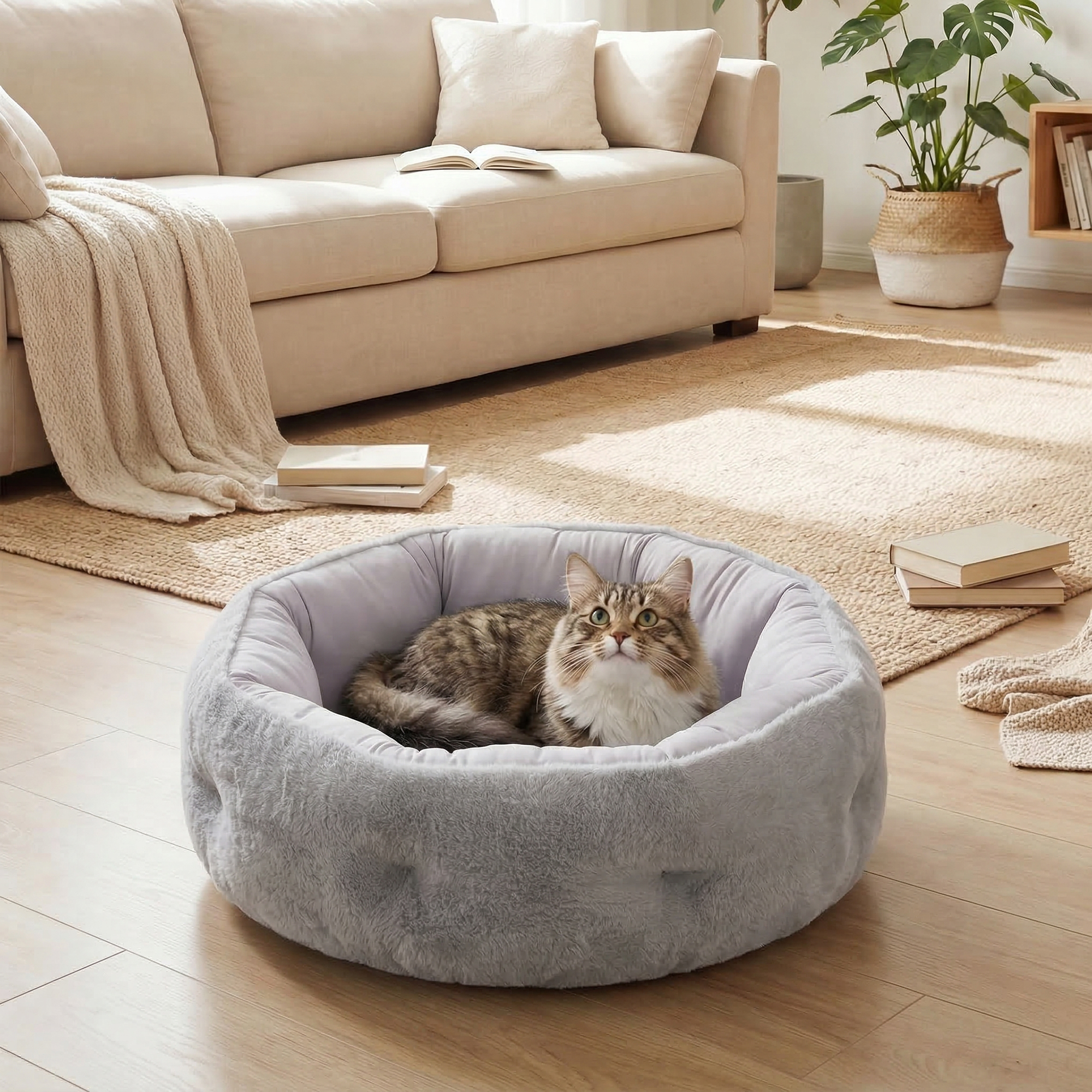 Pawhut Letto Reversibile per Gatti, Letto per Cani di Piccola Taglia da Interno   Aosom Italy