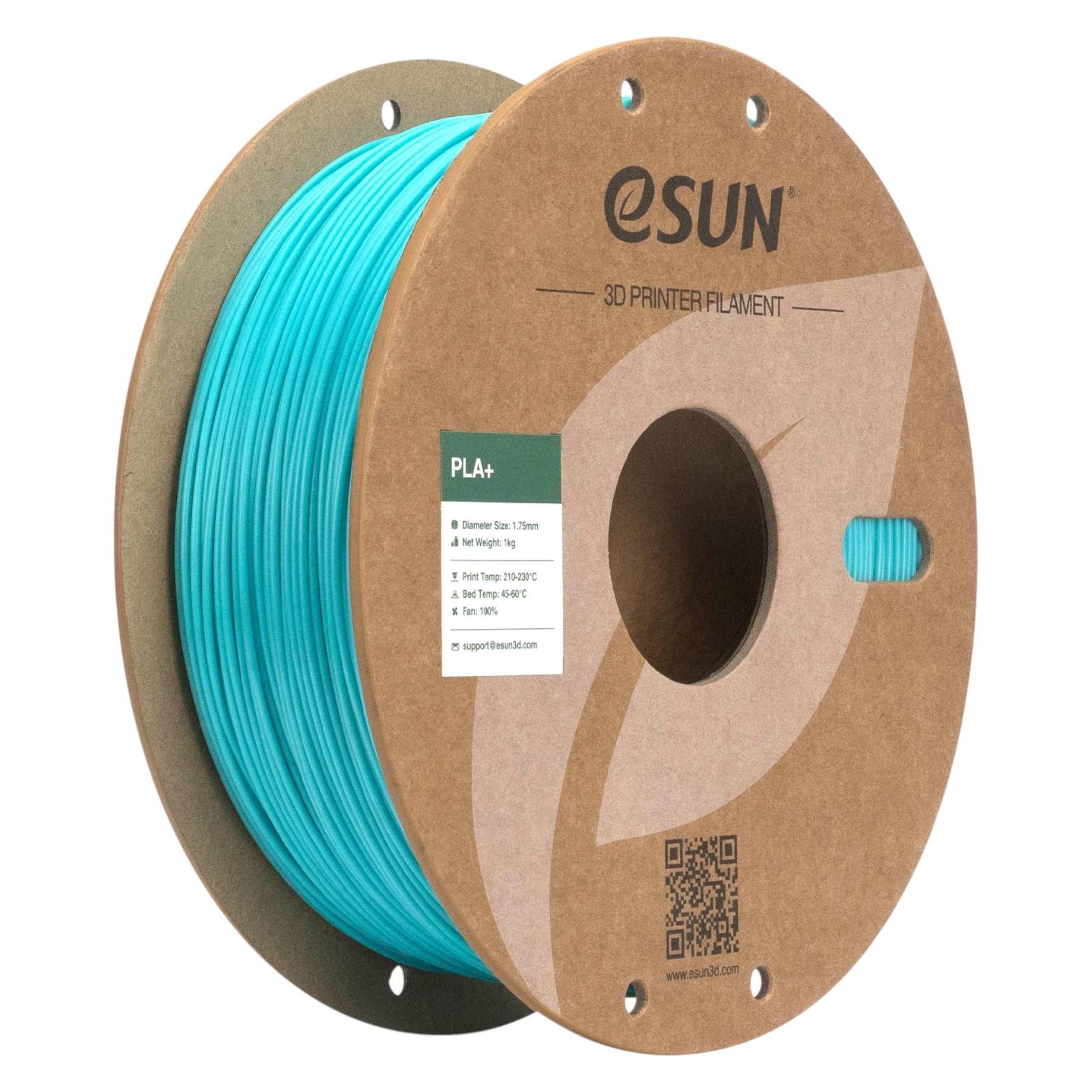 eSUN PLA+ Aqua Filament 1.75mm 1Kg (PLA, 1000 g, 1.75 mm) (PLA+175O-AQ1P1)
