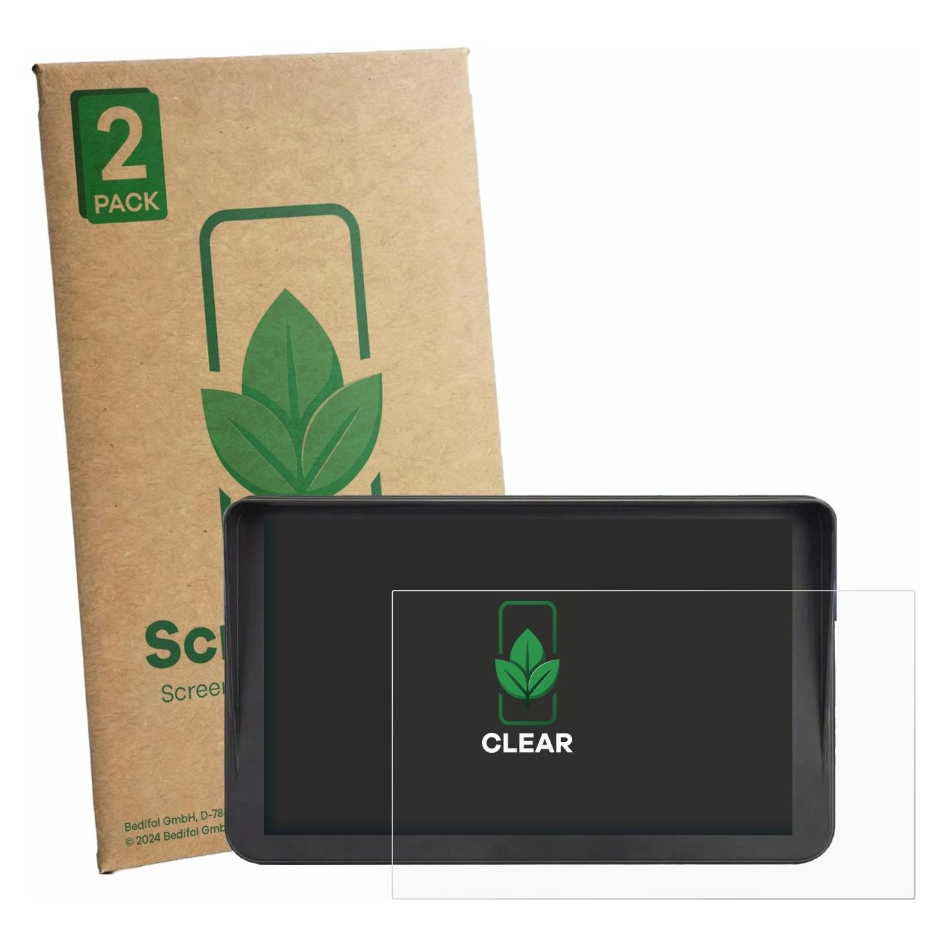 ScreenLeaf Schutzfolie für Elebest City 90 Plus Displayschutz Display Schutz Folie Klar Transparent (6164907)