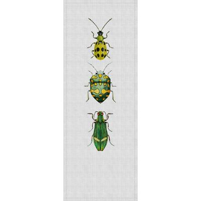 Fototapete LIVING WALLS "Walls by Patel Buzz Panels 4", gelb (grau), B:1m L:2,7m, Vlies, Tapeten, Vlies, Wand, Schräge