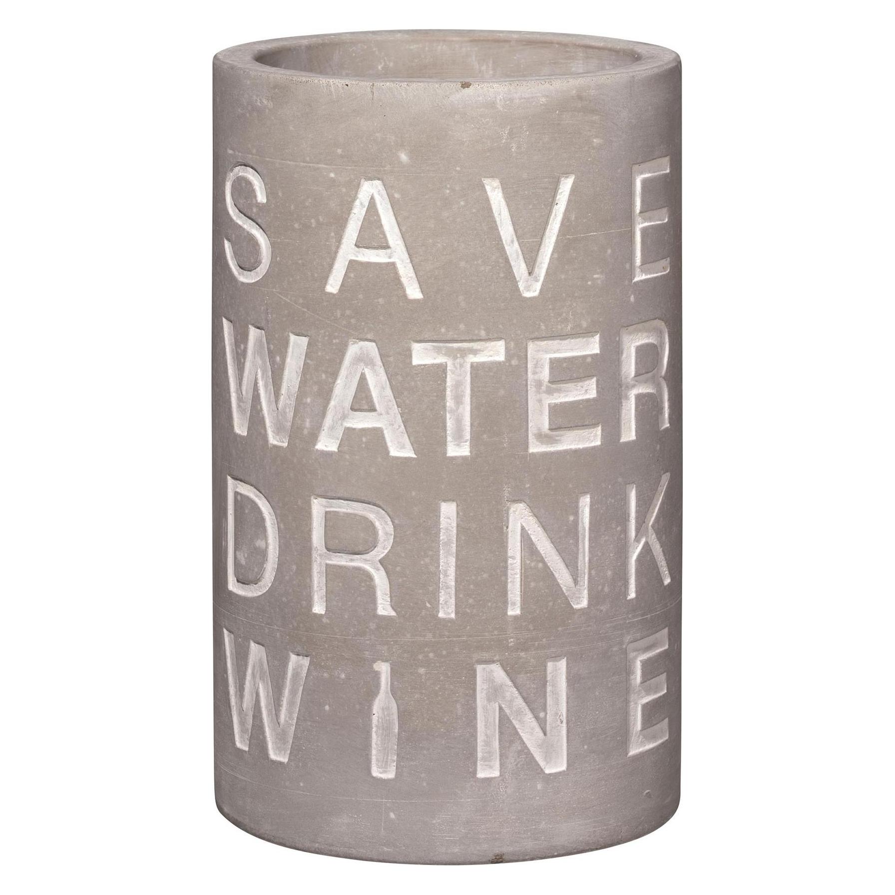 Räder Vino Beton Save Water Drink Wine Flaschenkühler (B00IGPM8Z6)