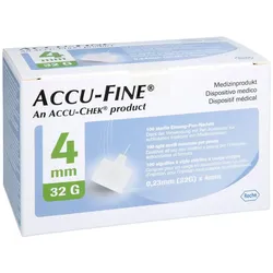 Accu-Fine Sterile Nadeln für Insulinpens 4 mm