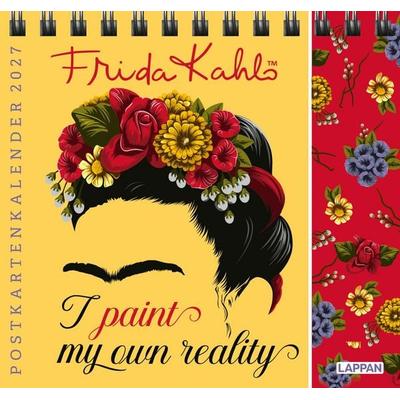 Frida Kahlo Postkartenkalender 2027 - I paint my own reality