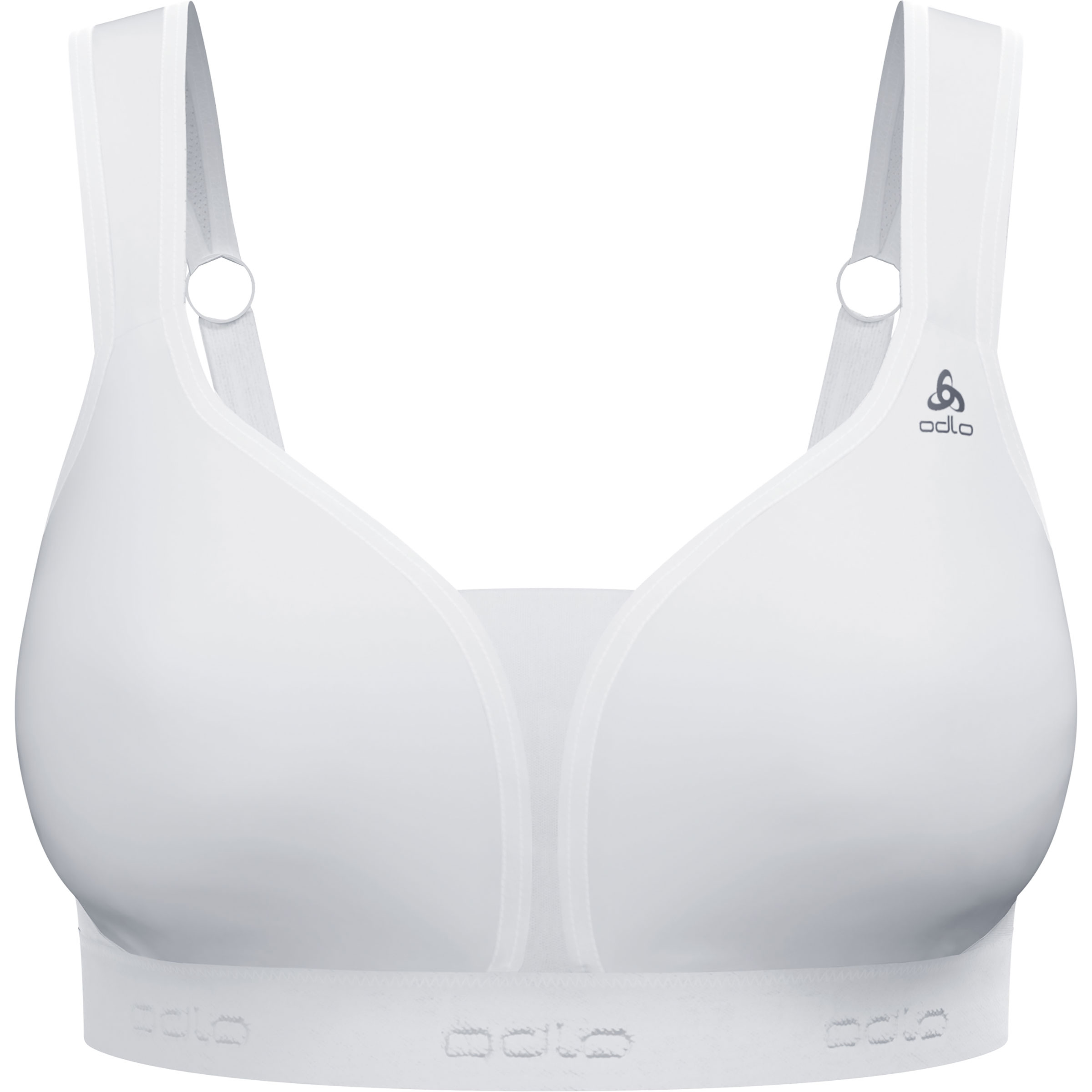 Odlo Padded High Sports BH Damen Sport-BHs weiss Größe 75E Elastisch
