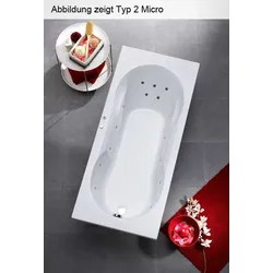 Ottofond Whirlpool Rechteckbadewanne Nixe 170 x 75 - Baden