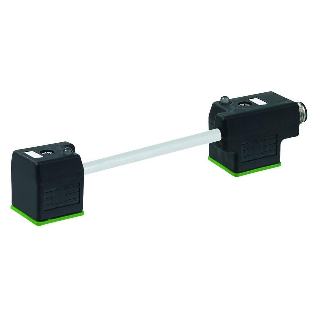 Murr Elektronik Doppelventilstecker mit Anschlussleitung Schwarz 7000-41561-2260000 Murrelektr (7000-41561-2260000)