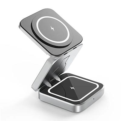 3 in 1 faltbare kabellose Ladestation Dock magnetische Schnellladestation für iOS Watch 8 7 tragbarer Ständer für iPhone 14 13