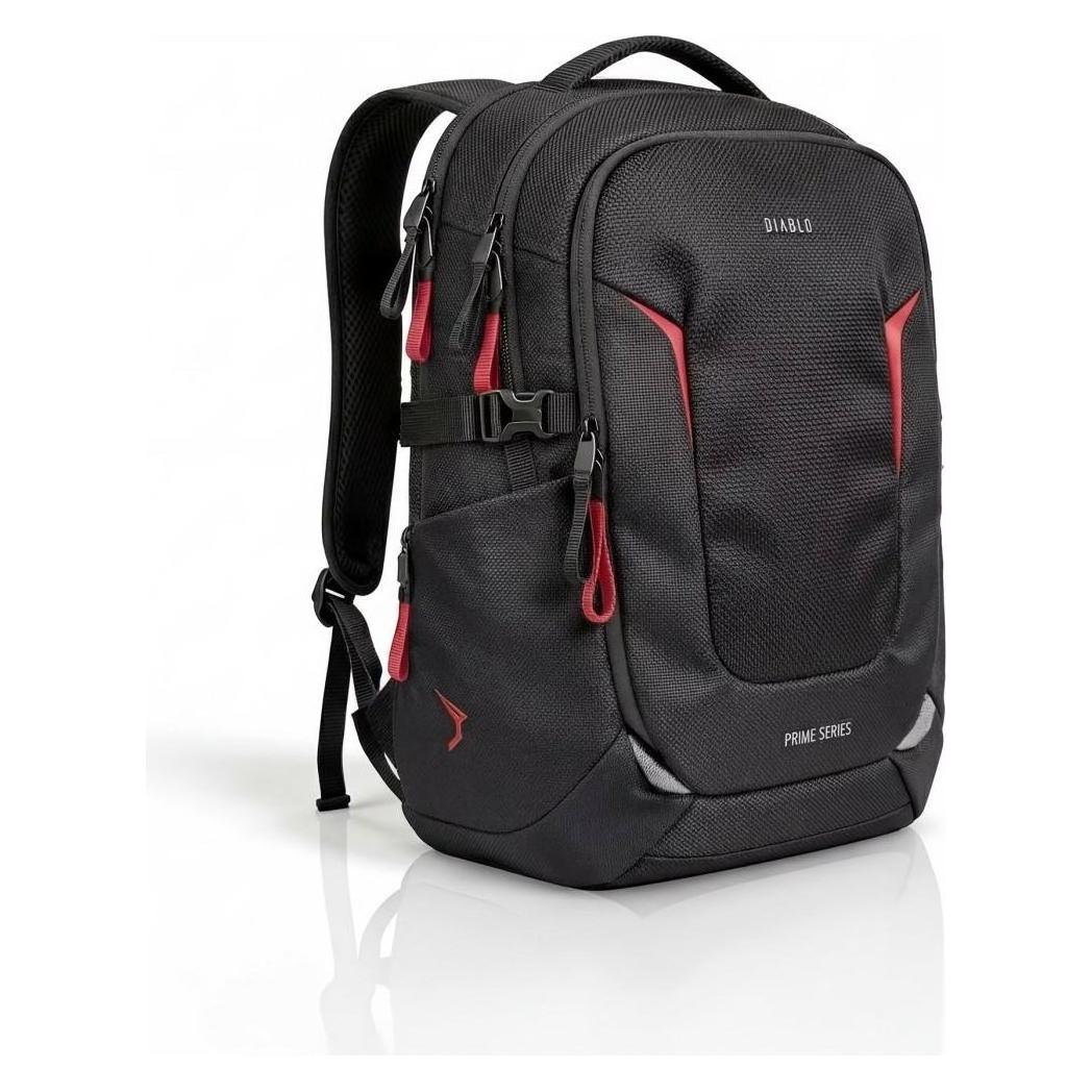 Diablo Plecak Chairs Plecak młodzieżowy na laptopa wielofunkcyjny czarny Prime Burned Black (27 l) (2236)
