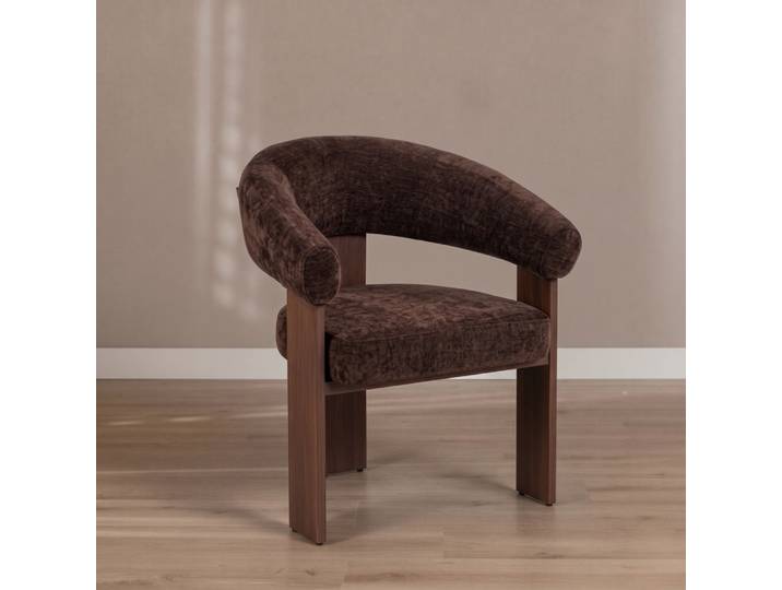 Bronx71 Sessel Liva Samt braun