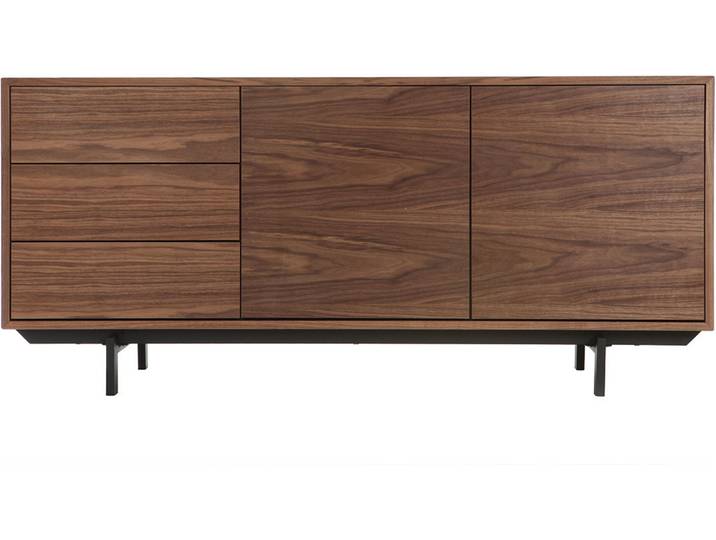 Design-Sideboard Vintage 160 cm Nussbaum MANNY