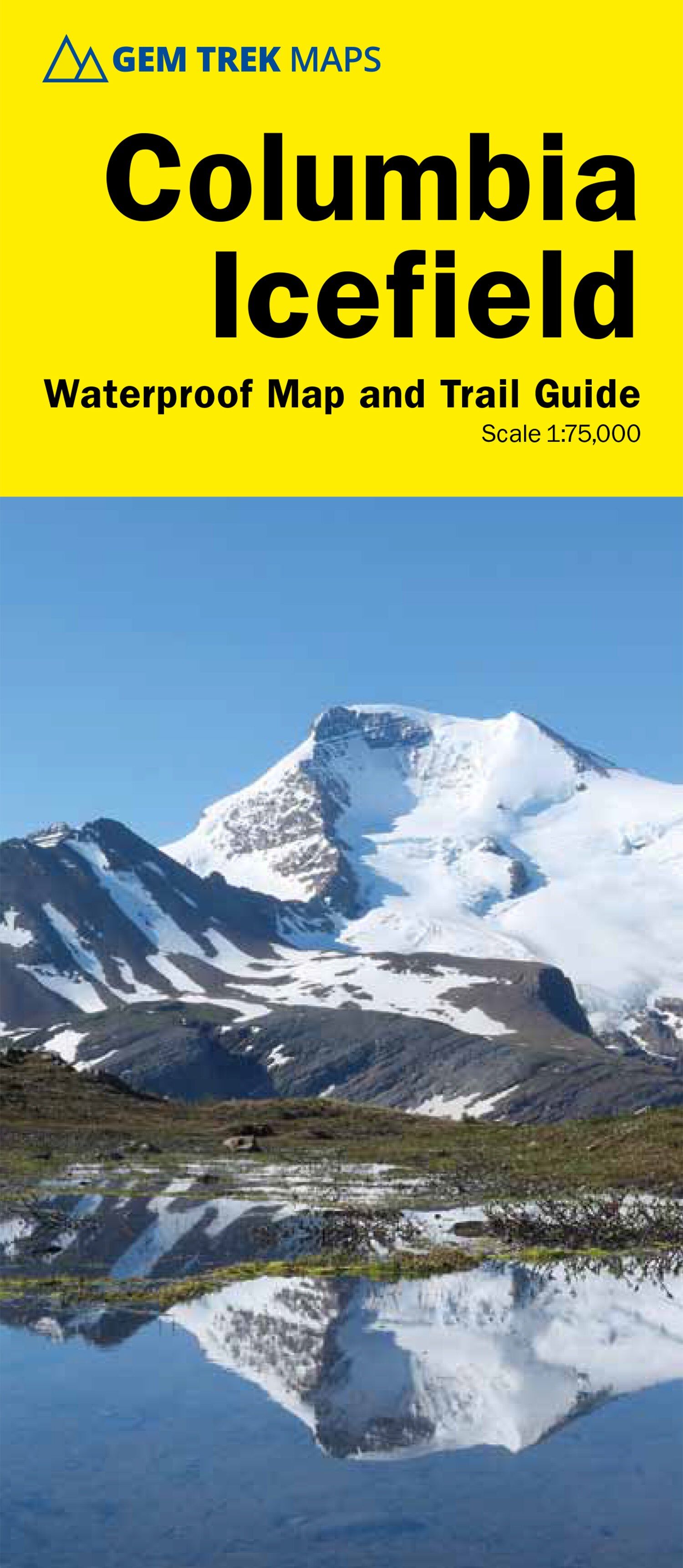 Gem Trek Publishing Carte de voyage - Columbia Icefield (PN Banff et Jasper, Alberta)   Gem Trek