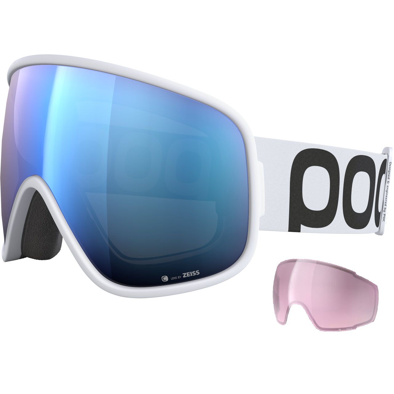 POC Vitrea hydrogen white/partly sunny blue + Ersatzscheibe