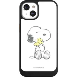 Nivocase Hülle für Apple iPhone 13 Handyhülle NIVOcore Case Schwarz Liebe Peanuts Snoopy (Apple iPhone 13), Smartphone Hülle, Schwarz