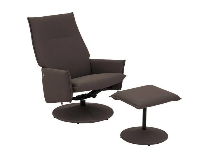 P & B Relaxsesselset, Graubraun, Metall, 69x95x80 cm, Relaxfunktion, Wohnzimmer, Sessel, Relaxsessel