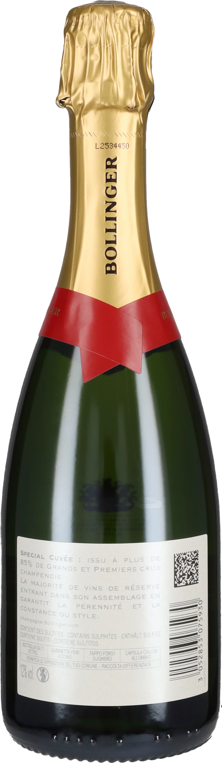 Champagne Brut Special Cuvée Bollinger - 37.5cl