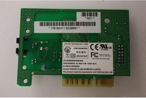 Sony Vaio PCV-V1/G All In One PC Modem Board Socket 176182411