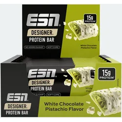 ESN - Designer Bar - Karton 12 x 45g RiegelWhite Chocolate Pistachio