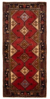 ECARPETGALLERY Hand-knotted Konya Anatolian Dark Red Wool Rug - 3'1 x 6'6