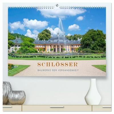Schlösser - Bauwerke der Vergangenheit (hochwertiger Premium Wandkalender 2027 DIN A2 quer), Kunstdruck in Hochglanz