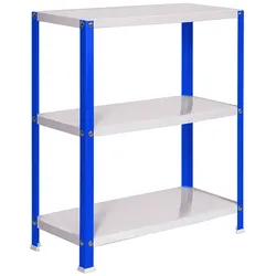 SimonRack Metallregal mit Schrauben für Haus Simonhome3 Regale. Farbe:AZUL/BLANCO900x800x300