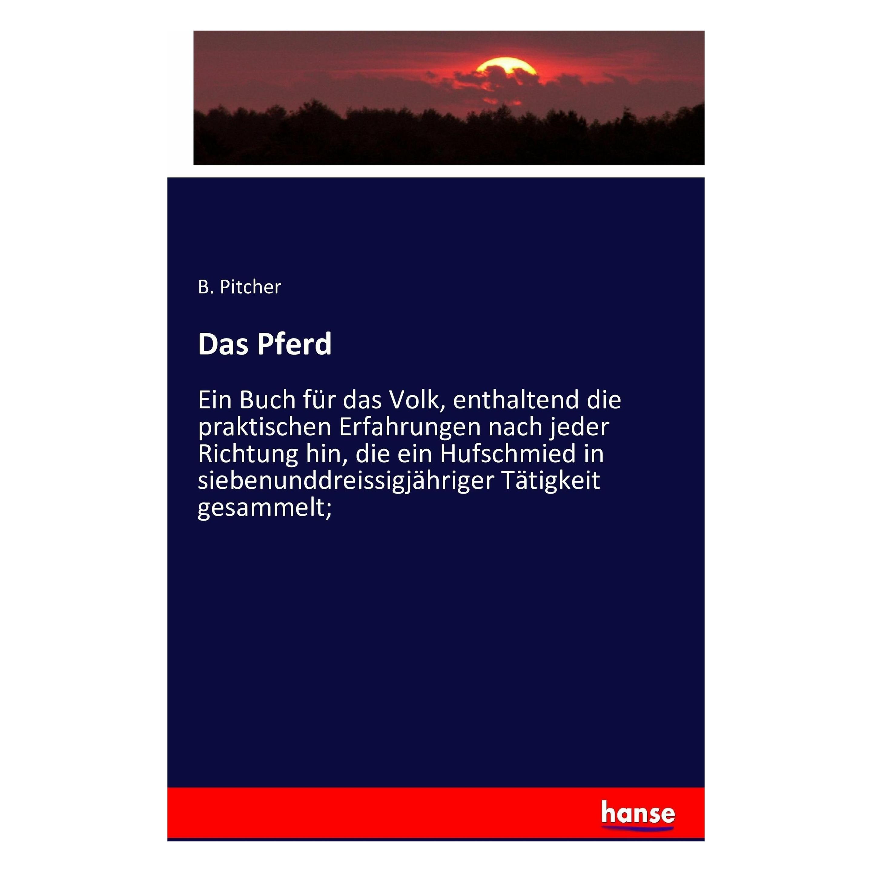 Hansebooks Das Pferd (Englisch, Softcover, B. Pitcher) (52296533)