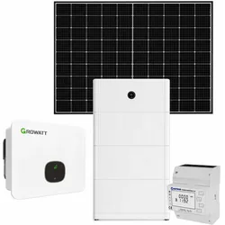 Growatt 15kWp PV-Komplettanlage mit Solarmodulen und 15 kWh Speicher