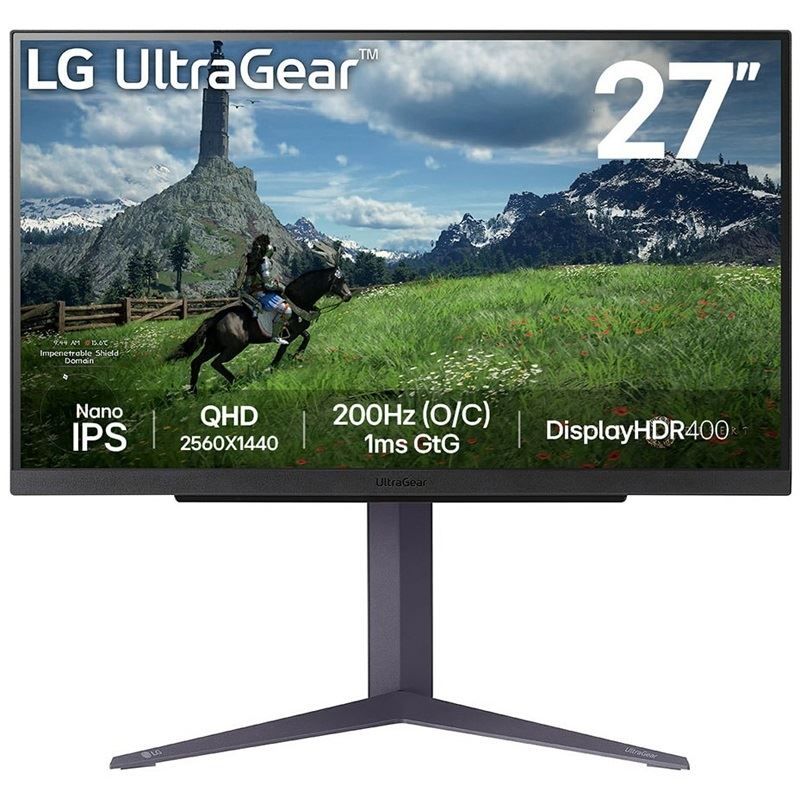 27" (68,58cm) LG Electronics UltraGear 27GS85Q-B schwarz 2560x1440 1xDisplayPort 1.4 / 2xHDMI 2.0