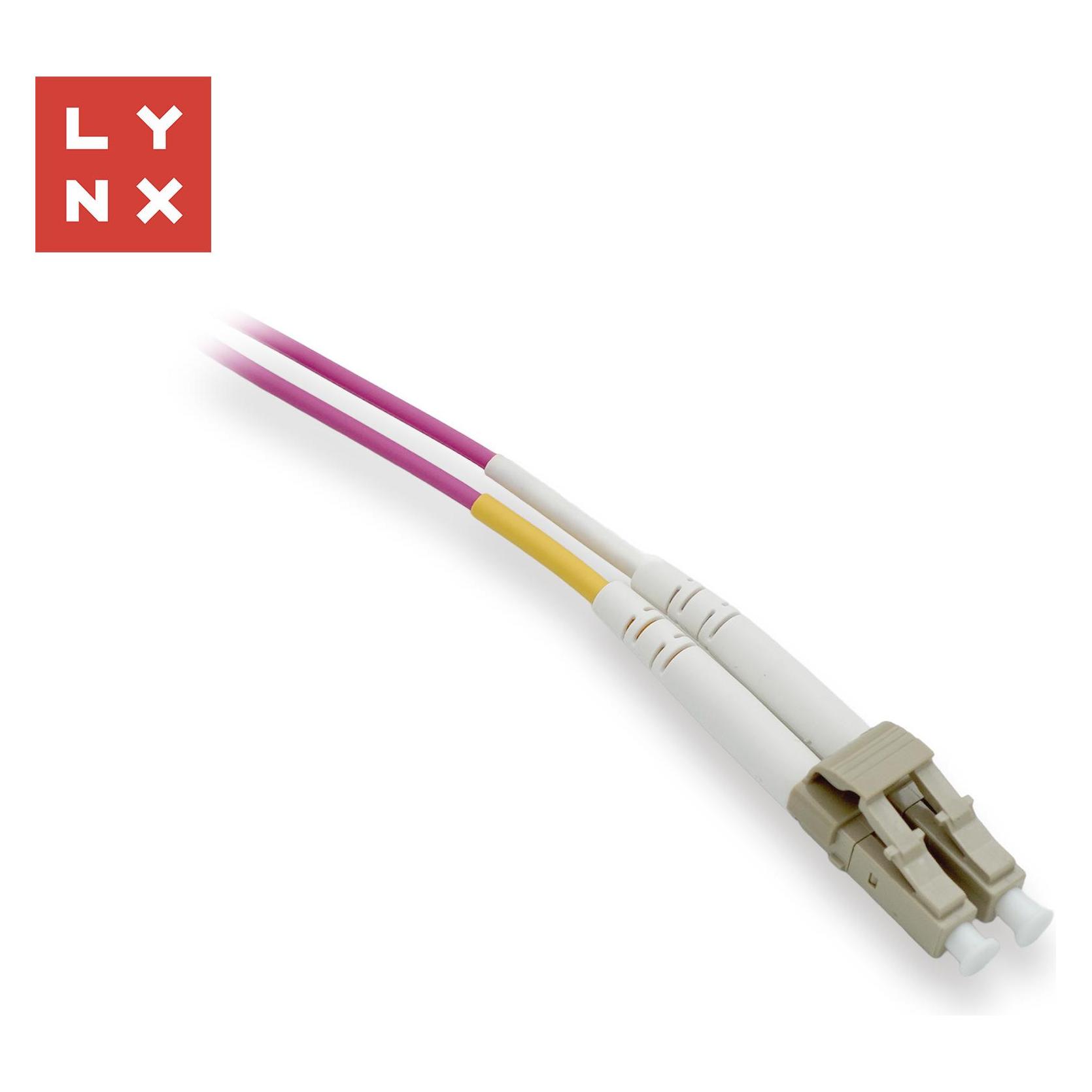 Lynx Cs LYNX duplexní patch kabel MM, OM4, LC/LC, 50/125µm, 15m (15 m) (LX-DPX-LC/LC-OM4-15)
