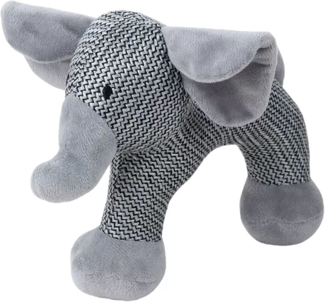 INF Éléphant Arche Jouet couineur en peluche pour chien, idéal pour la dentition et l'éducation