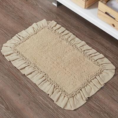 Vhc Brands / Bath Burlap Bath Mat Natural 30 x 20, 30 x 20, Natural