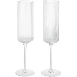 Ripple Flutes Sektgläser, transparent, 2 St.