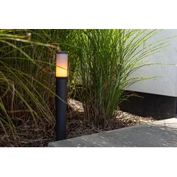 Lutec 7288201118 Gartenpfosten Heros 1x15W | E27 | IP44 - schwarz