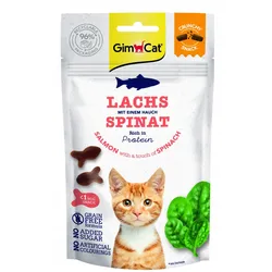 GimCat CRUNCHY SNACK LACHS & SPINAT 50 g