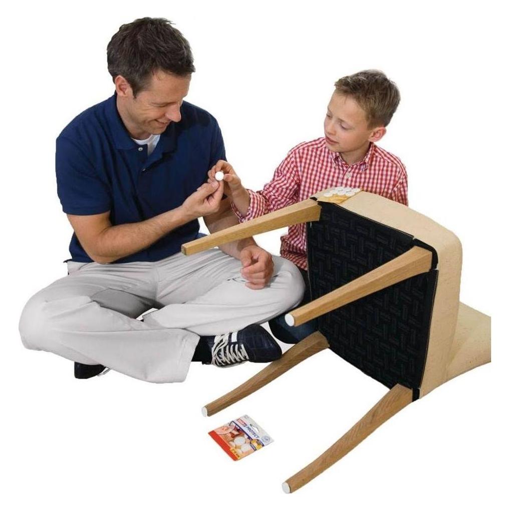 tesa PROTECT Filzgleiter rund (Filzgleiter, 16 Stk.) (57892-00000-01)