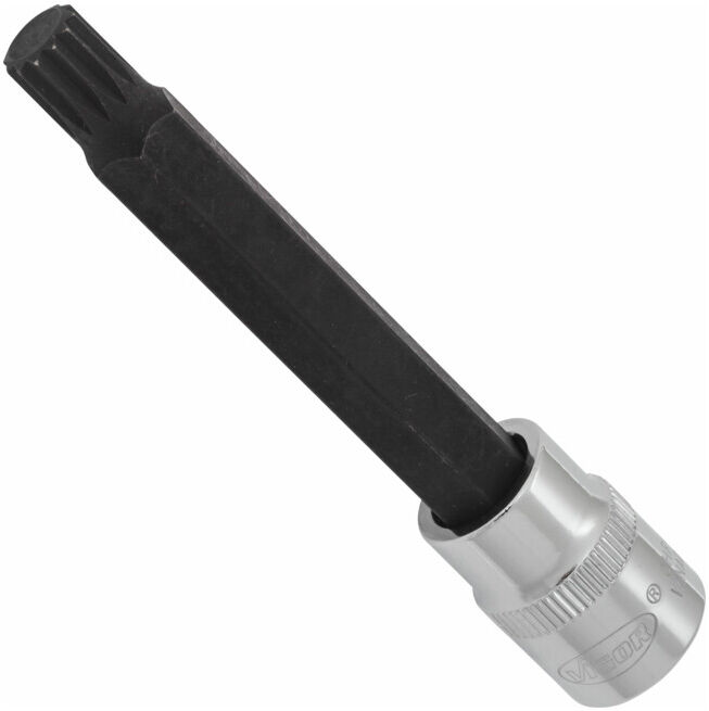 VIGOR Douille tournevis 3/8 pouces à empreinte intérieure M9, 93 mm V6117 (V6117)