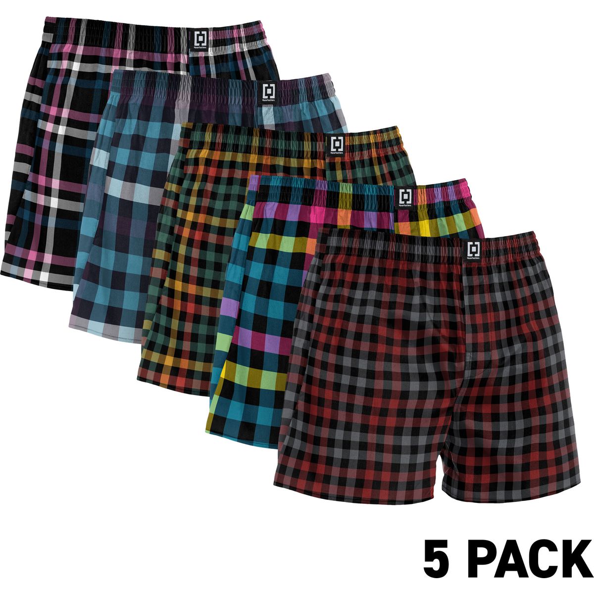 Horsefeathers Sonny 5PACK Boxer Shorts bundle 3 M AM286C-bundle 3-M